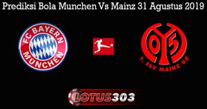 Prediksi Bola Munchen Vs Mainz 31 Agustus 2019